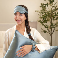 Blissy Dream Set - Ash Blue - Queen