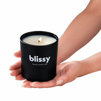 Blissy Candle - Woodsmoke & Leather