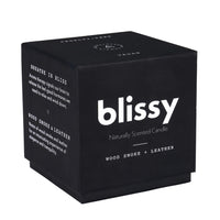 Blissy Candle - Woodsmoke & Leather