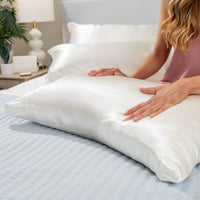 Crescent Pillowcase - White - King