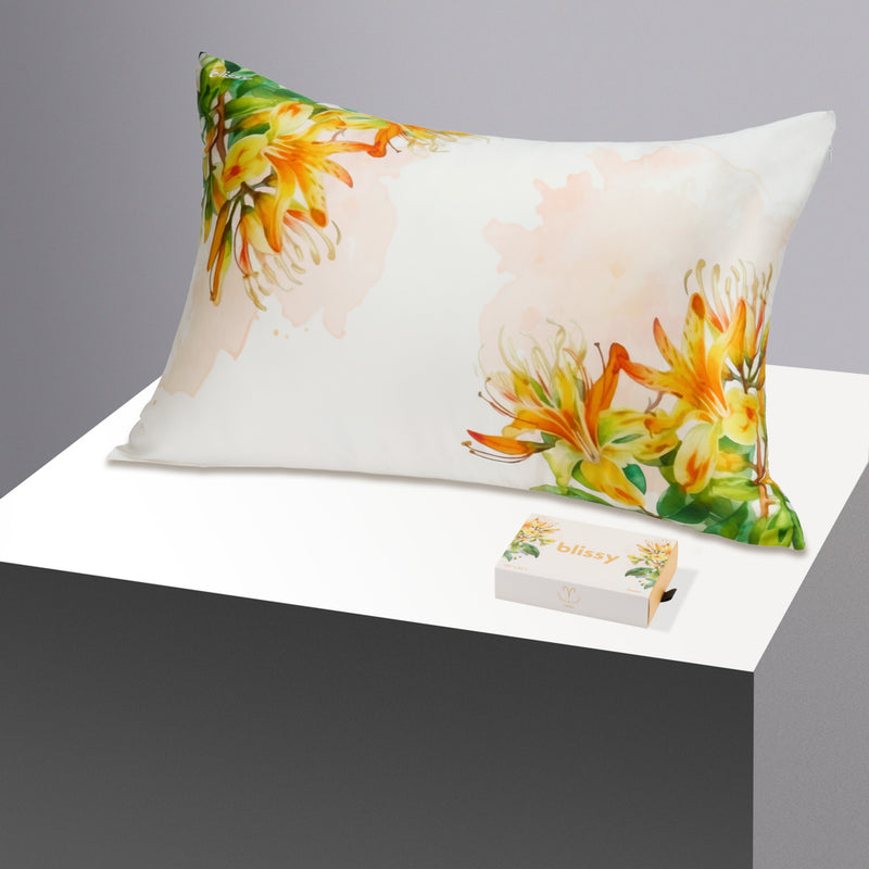 Pillowcase - Zodiac Flower - Aries Honeysuckle - Queen