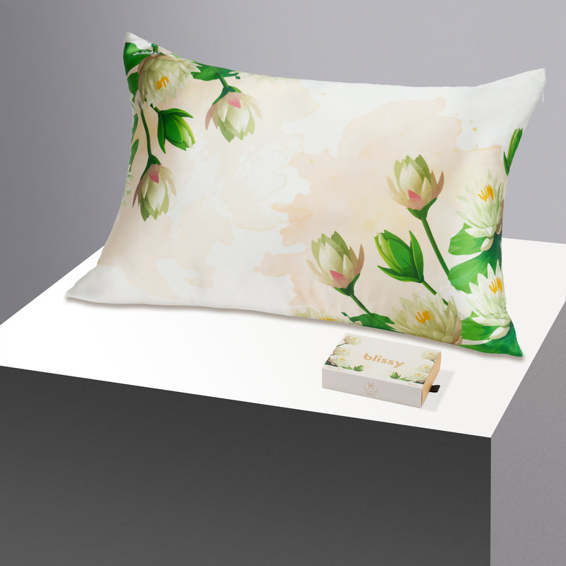 Pillowcase - Zodiac Flower - Pisces Water Lily - Queen