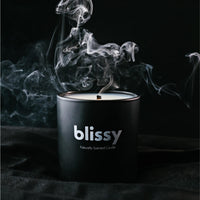 Blissy Candle - Woodsmoke & Leather