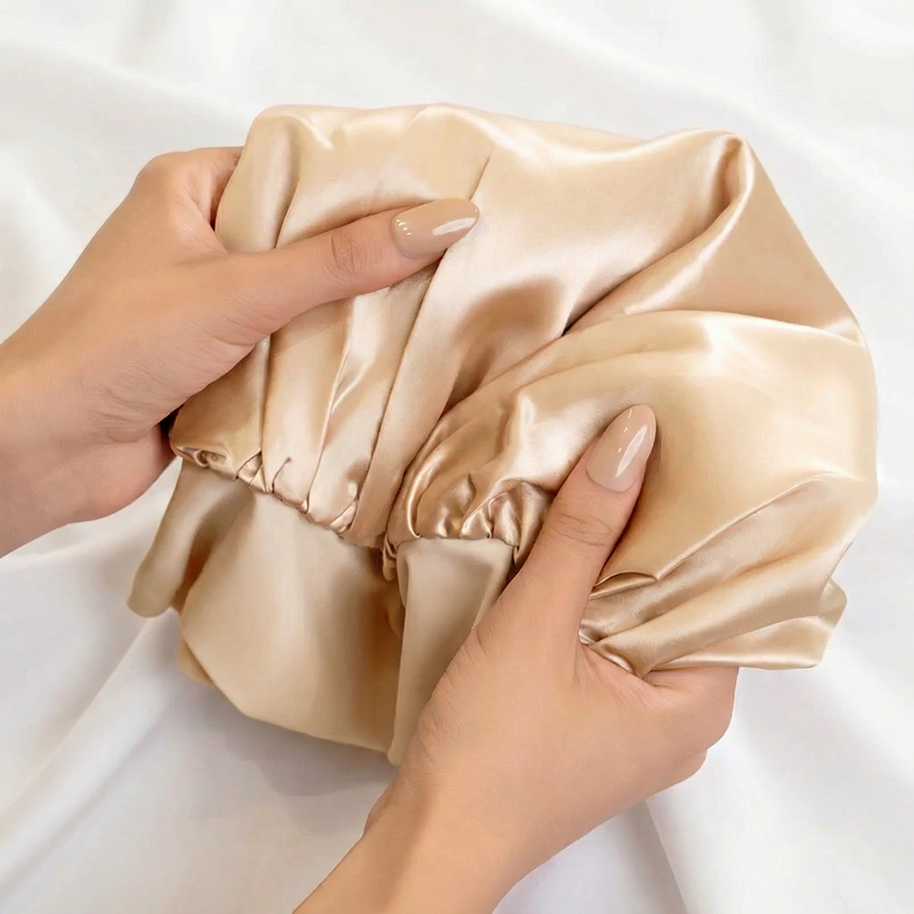 Blissy Bow Bonnet - Champagne