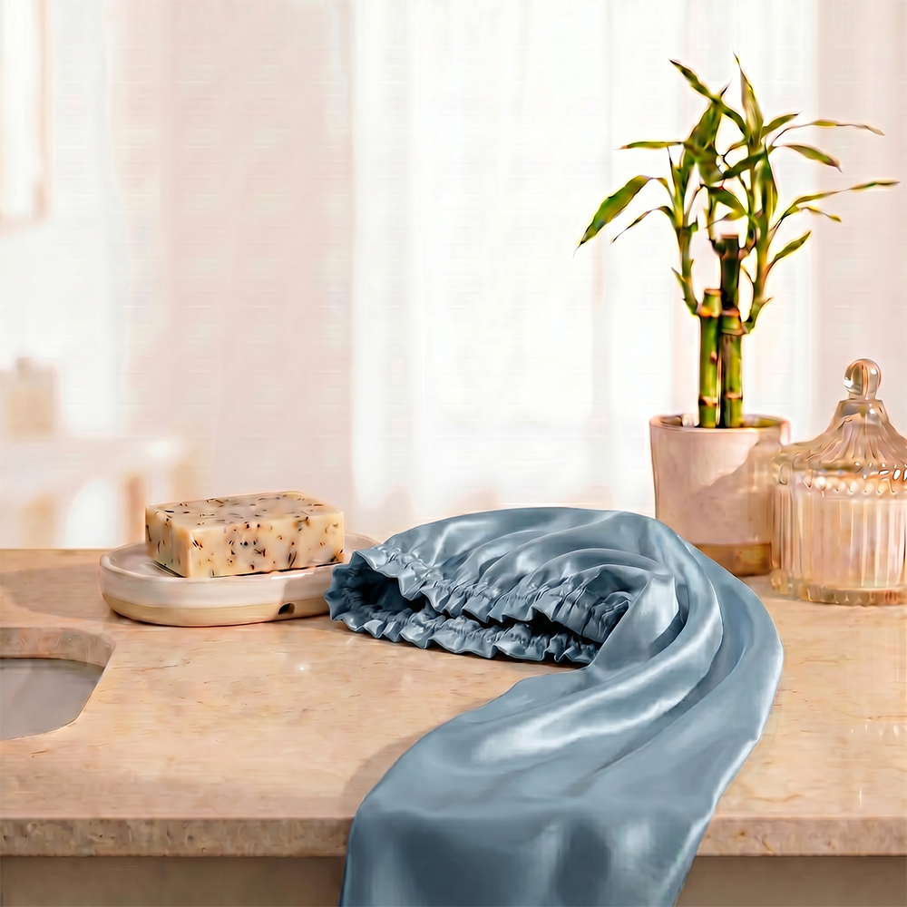 Blissy Cascade Bonnet - Ash Blue