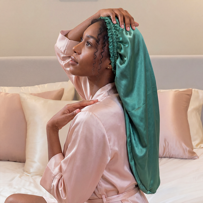 Blissy Cascade Bonnet - Emerald