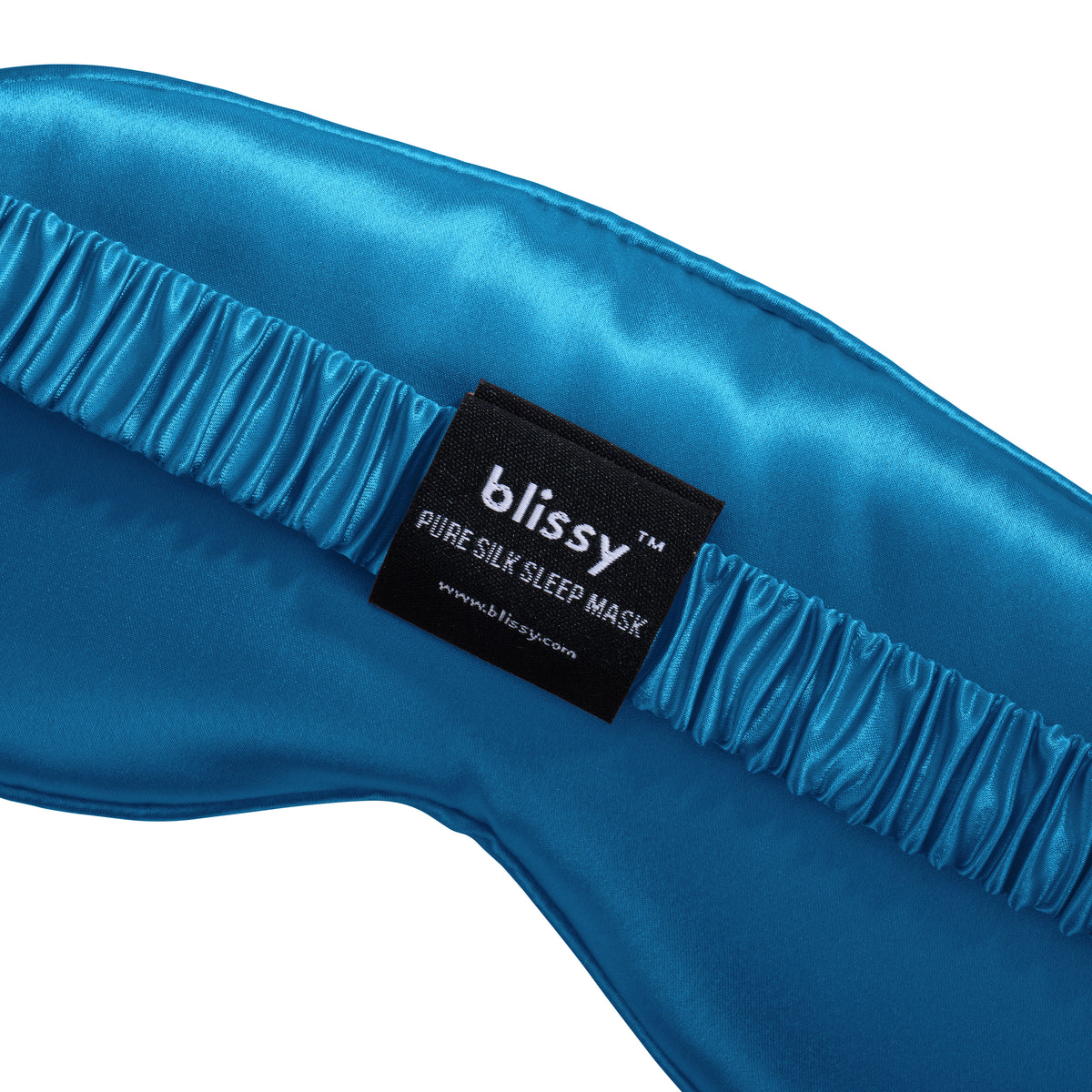 Aqua Sleep Mask Close-Up – Blissy 22 Momme Silk