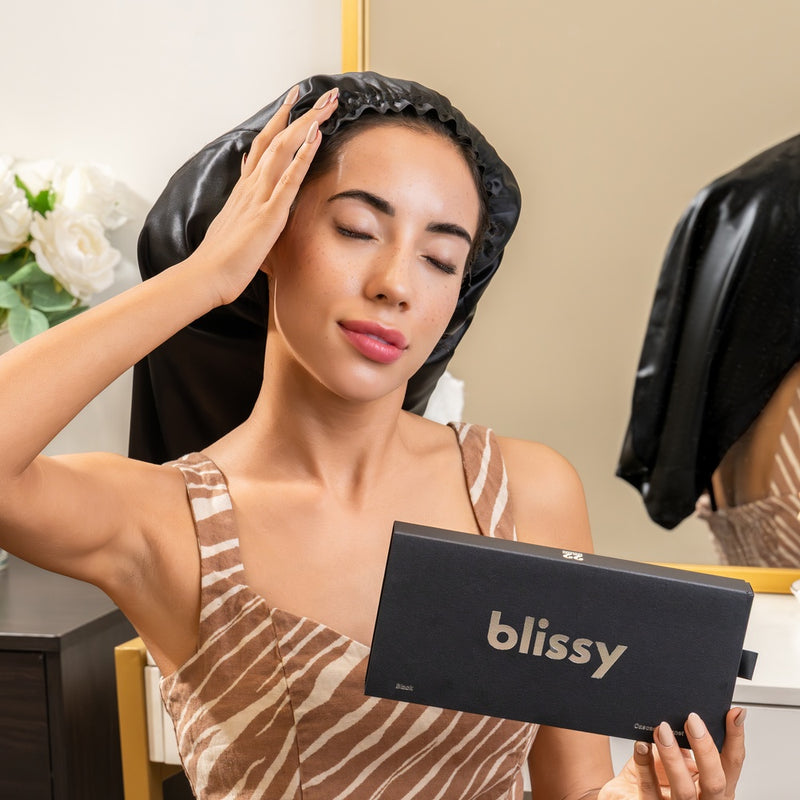 Blissy Cascade Bonnet- Black