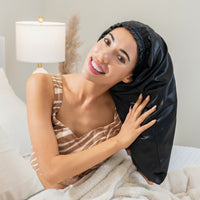 Blissy Cascade Bonnet- Black