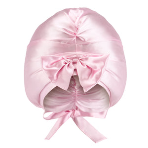 Blissy Junior Bow Bonnet - Blush