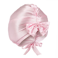 Blissy Junior Bow Bonnet - Blush