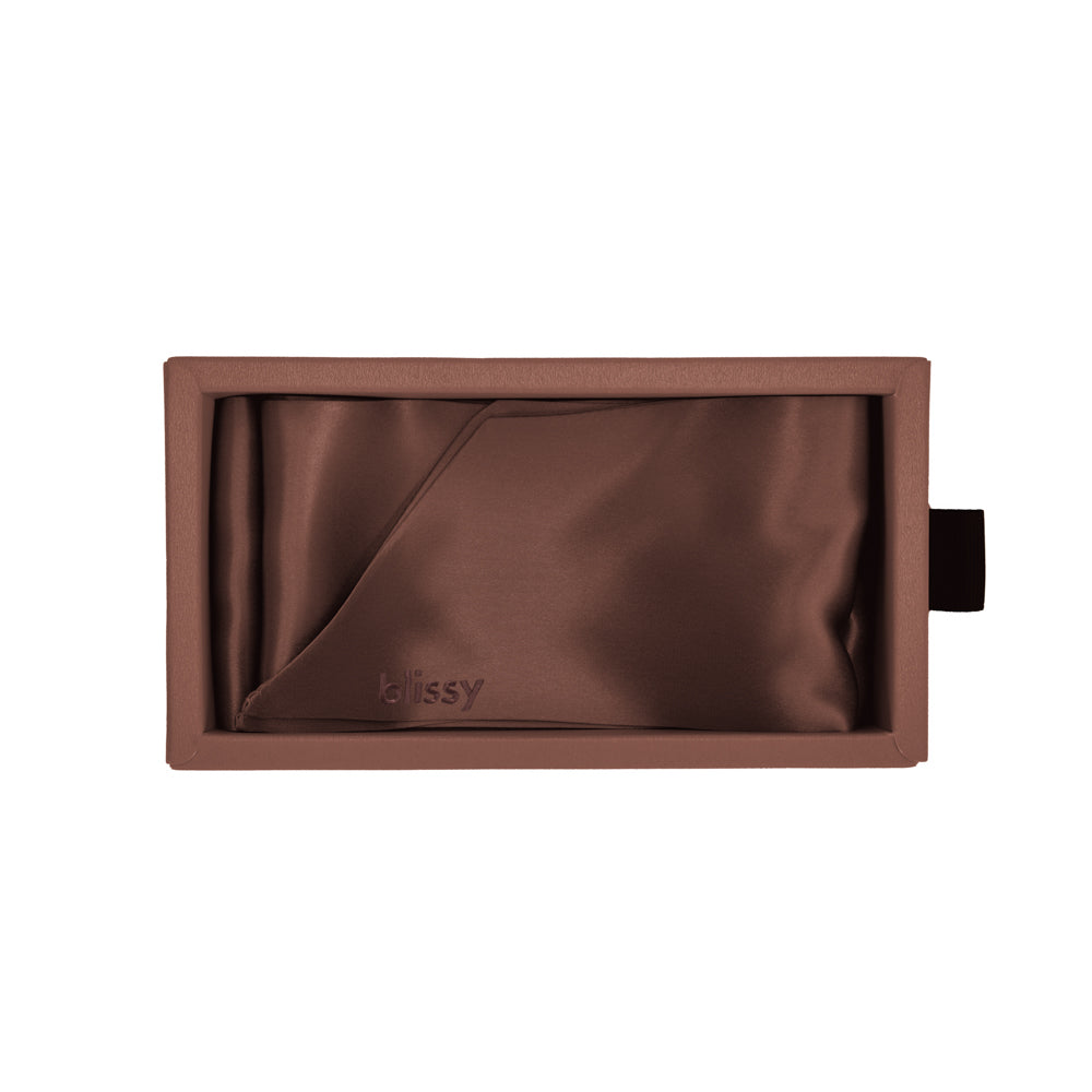 Chocolate Mulberry Silk Blissy Hair Ribbon – Blissy