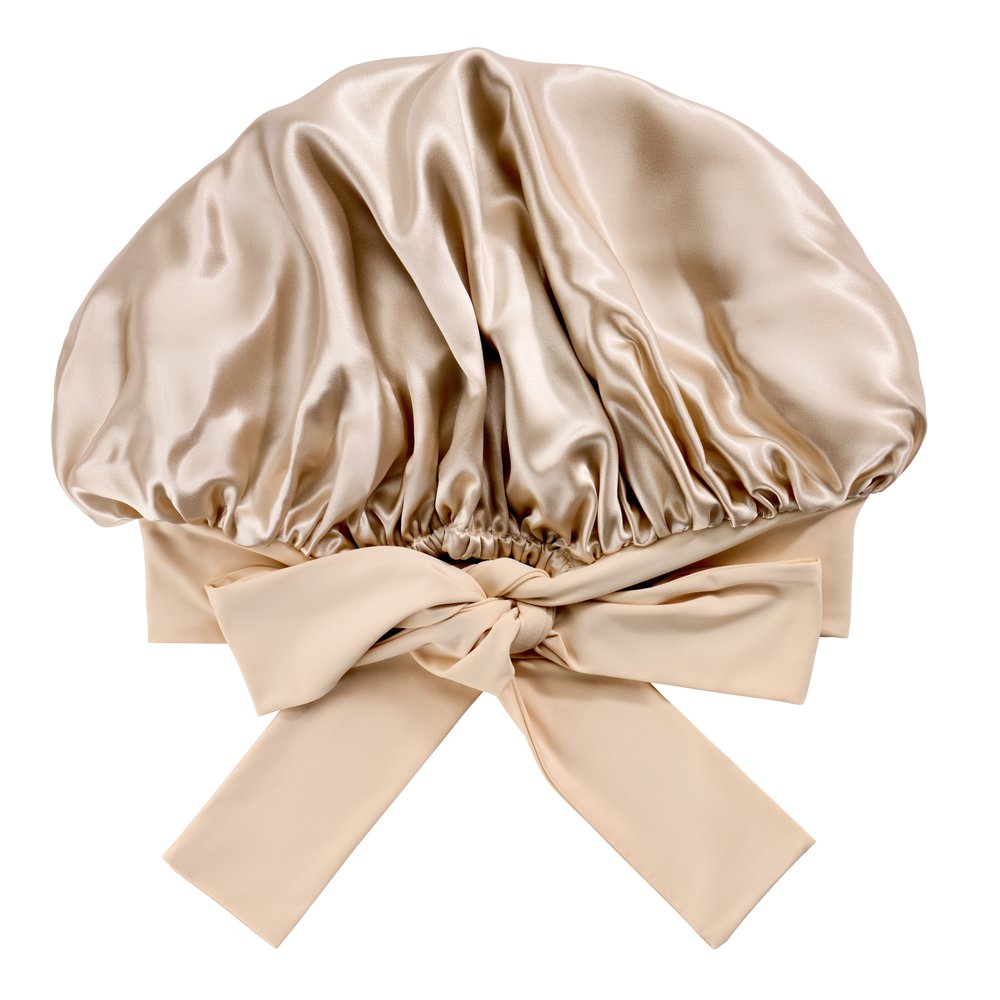 Blissy Mulberry Silk Blissy Silk Bow Bonnet – 100% Mulberry Silk