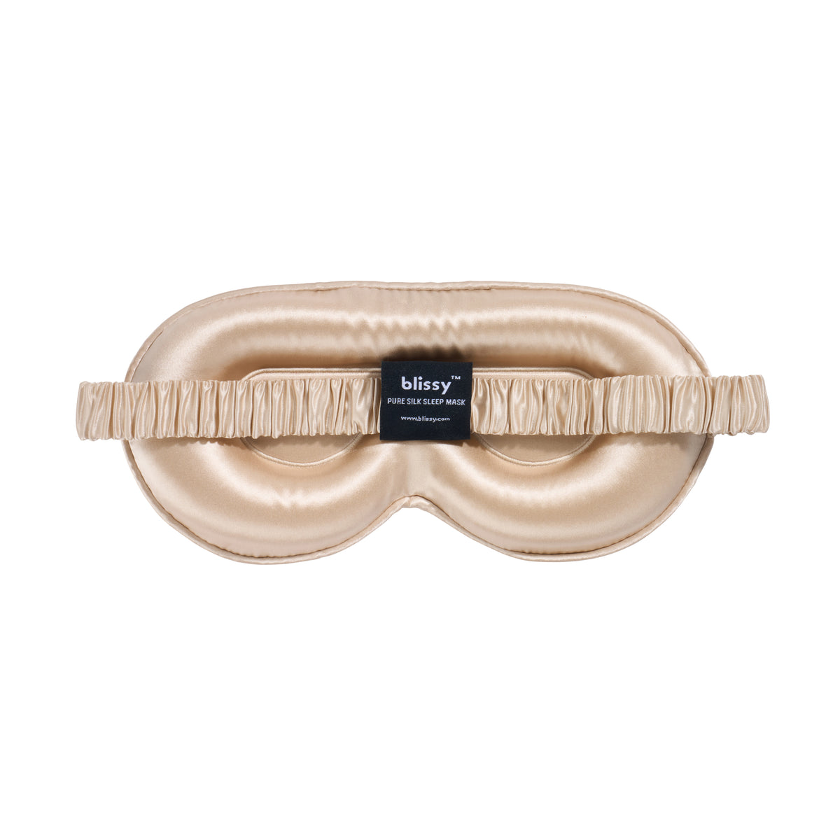 Blissy Mulberry Silk Sleep Mask – Champagne