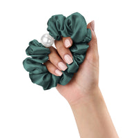 Blissy Pearl Scrunchies - Emerald