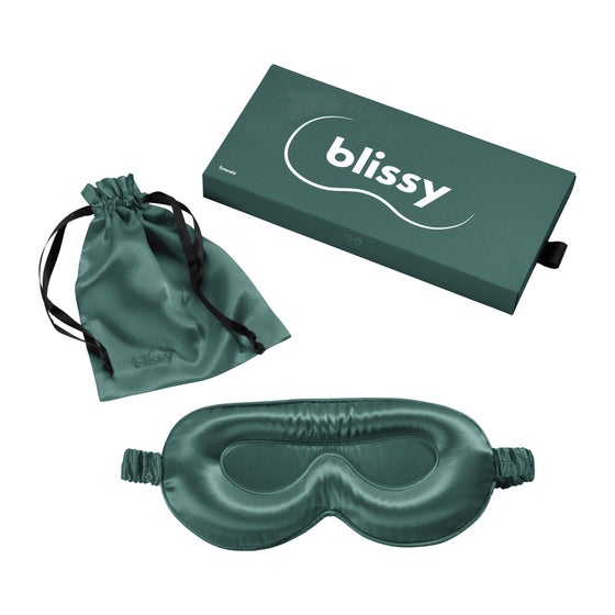 Sleep Mask - Emerald - Profile