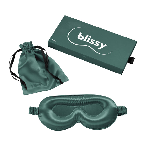 Sleep Mask - Emerald - Profile