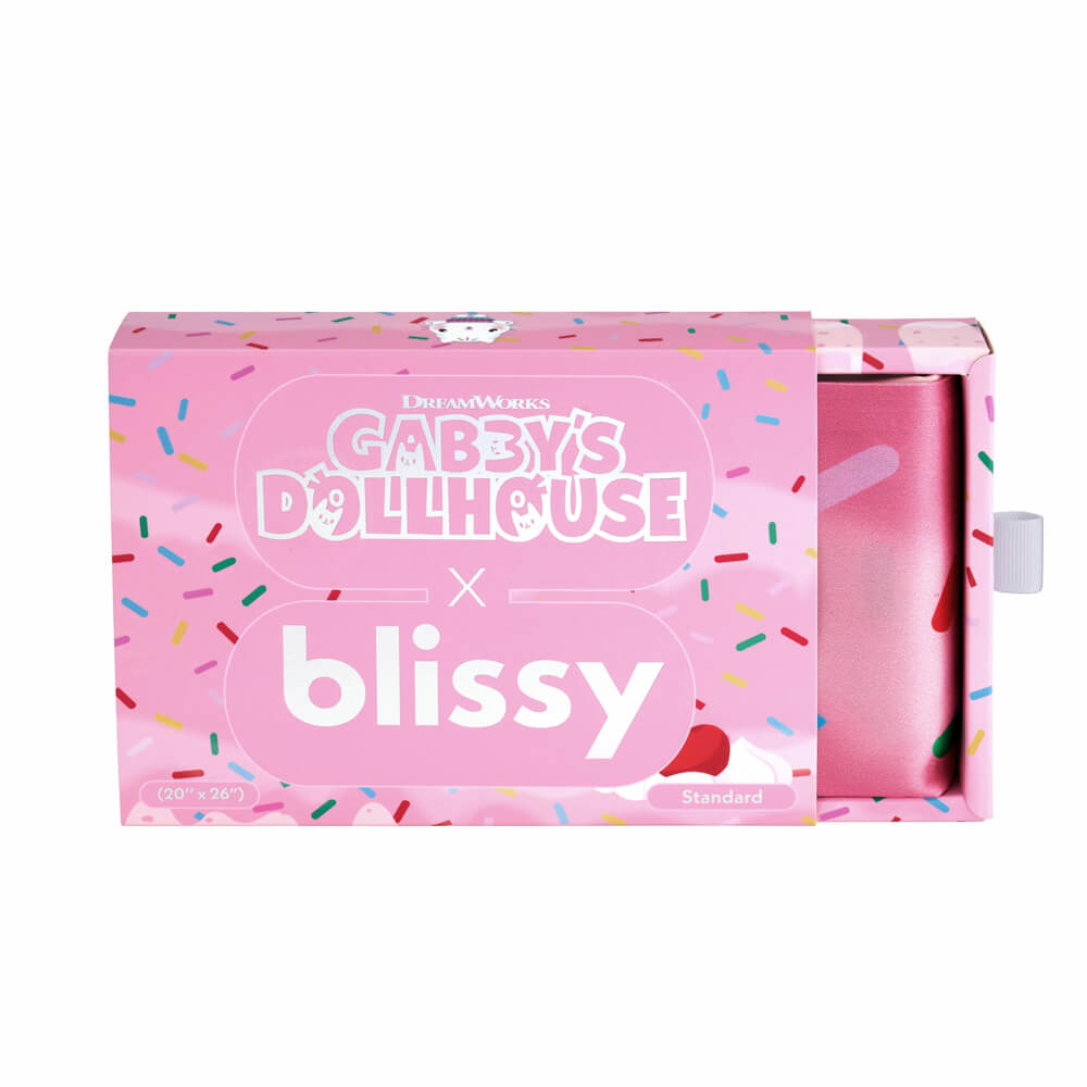 Blissy Gabby'S Dollhouse Silk Pillowcase Detail – Queen