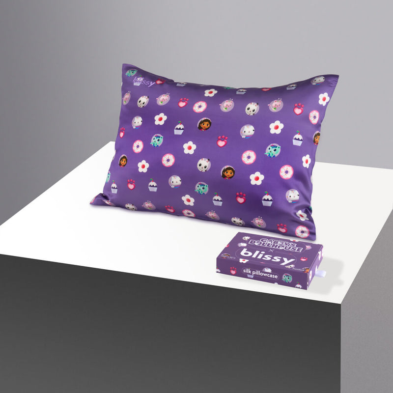 Pillowcase - Gabby's Dollhouse - Gabby and Friends - Queen - Blissy Queen Gabby'S Dollhouse Pillowcase – 22 Momme Mulberry Silk, 100% Silk