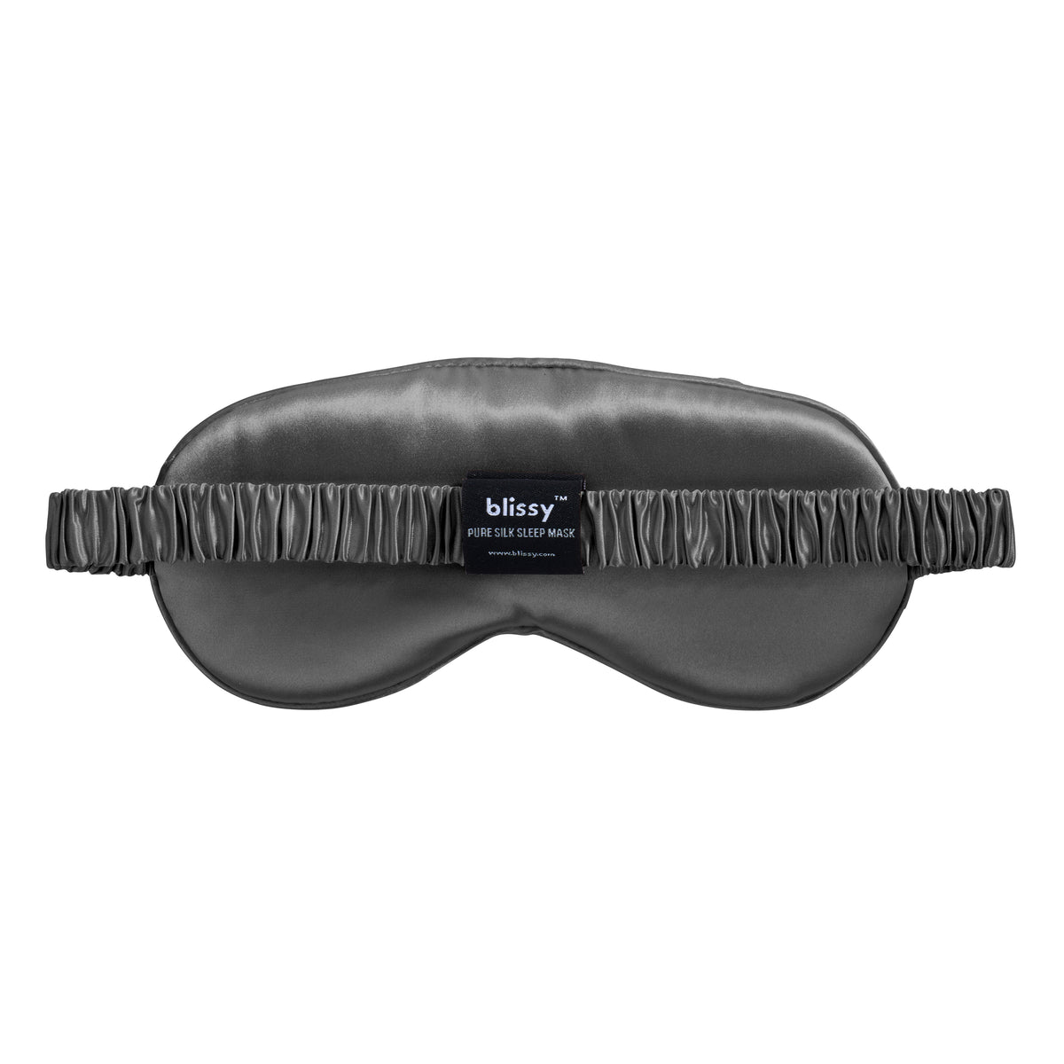 Grey Sleep Mask – Blissy Premium Silk