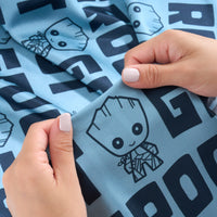 Pillowcase - Marvel™ - Blue Groot Letter Print - Queen