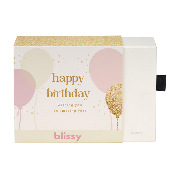 Blissy Happy Birthday Gift Sleeve Blissy – 22 Momme Mulberry Silk, 100% Silk