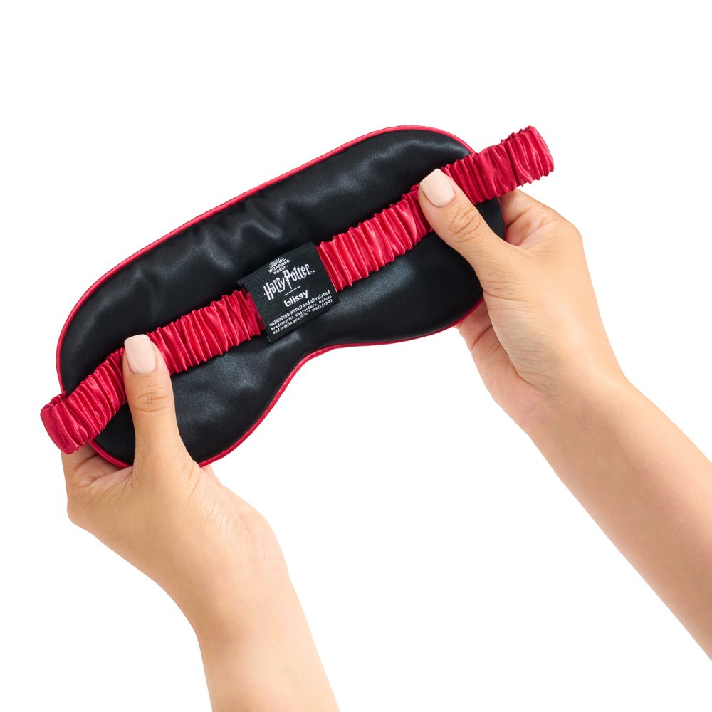 Blissy Harry Potter Silk Sleep Mask Detail –