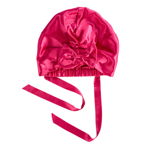 Blissy Junior Bow Bonnet - Hibiscus