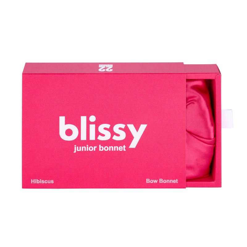 Blissy Junior Bow Bonnet - Hibiscus