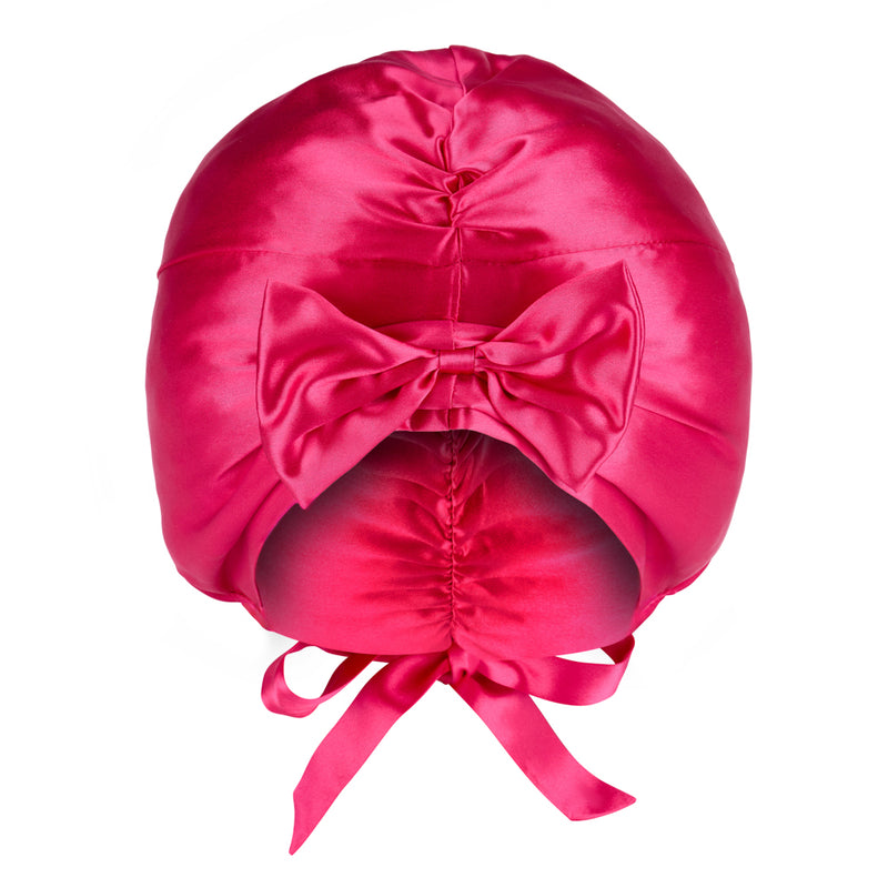 Blissy Junior Bow Bonnet - Hibiscus