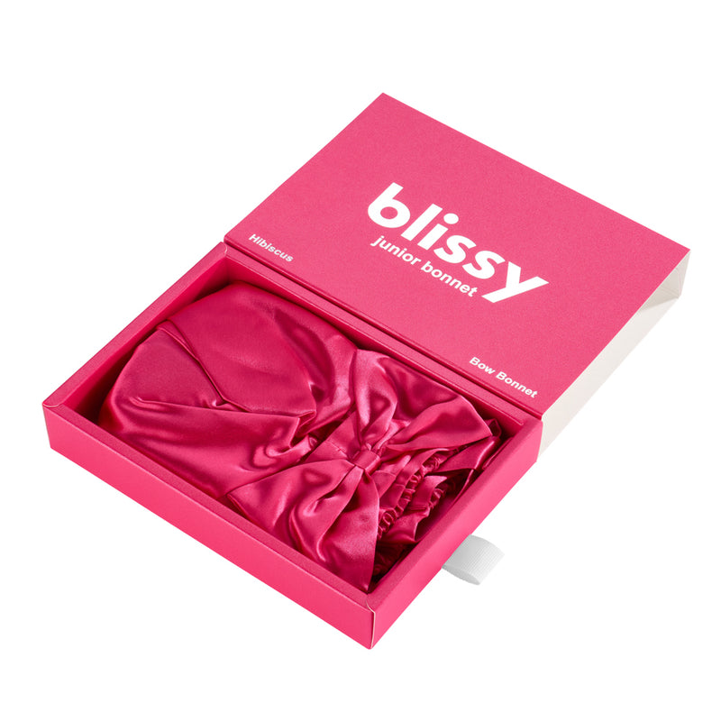 Blissy Junior Bow Bonnet - Hibiscus