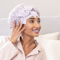 Blissy Bow Bonnet - Lavender