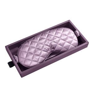 Sleep Mask - Lavender - Diamond Quilted