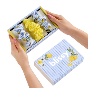 Blissy Scrunchies - Lemon Bloom