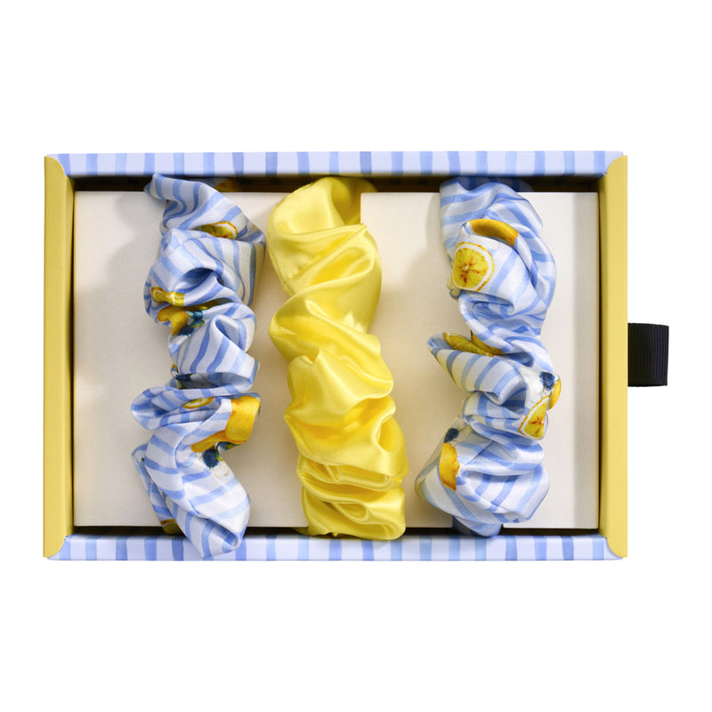 Blissy Scrunchies - Lemon Bloom