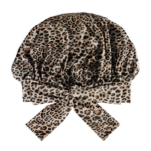 Blissy Bow Bonnet - Leopard