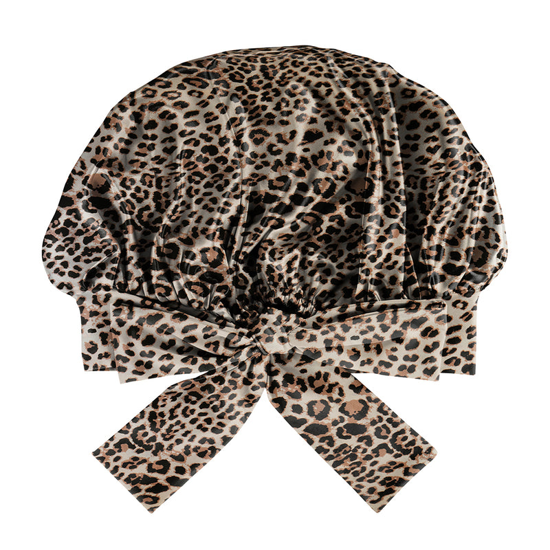 Blissy Bow Bonnet - Leopard