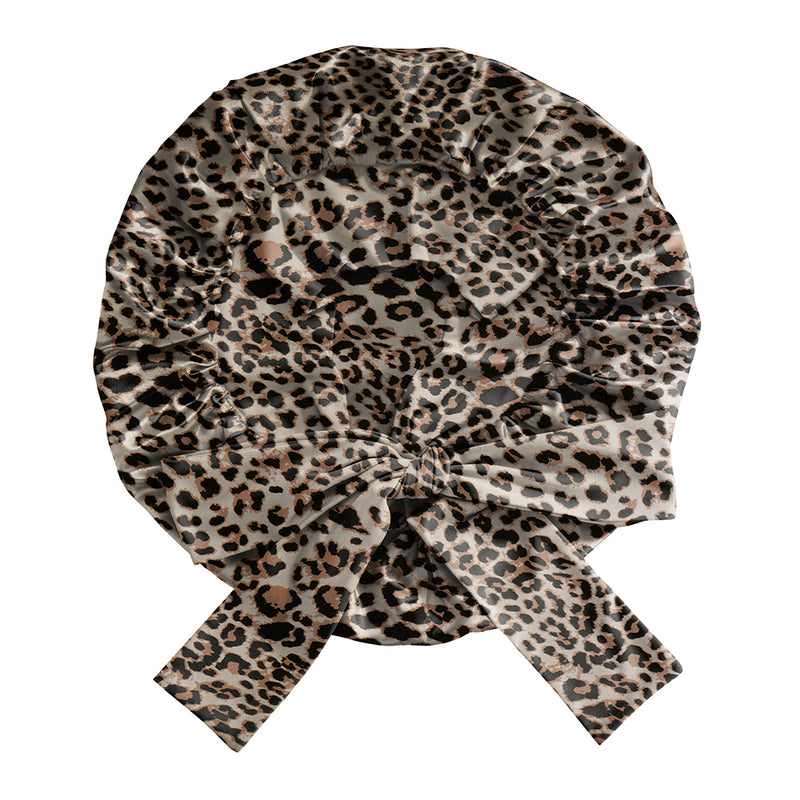 Blissy Bow Bonnet - Leopard