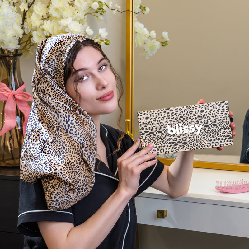 Blissy Cascade Bonnet - Leopard