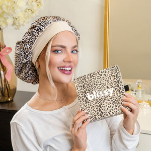Blissy Halo Bonnet - Leopard