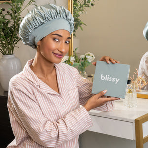 Matcha Blissy Halo Bonnet – Blissy Premium Silk