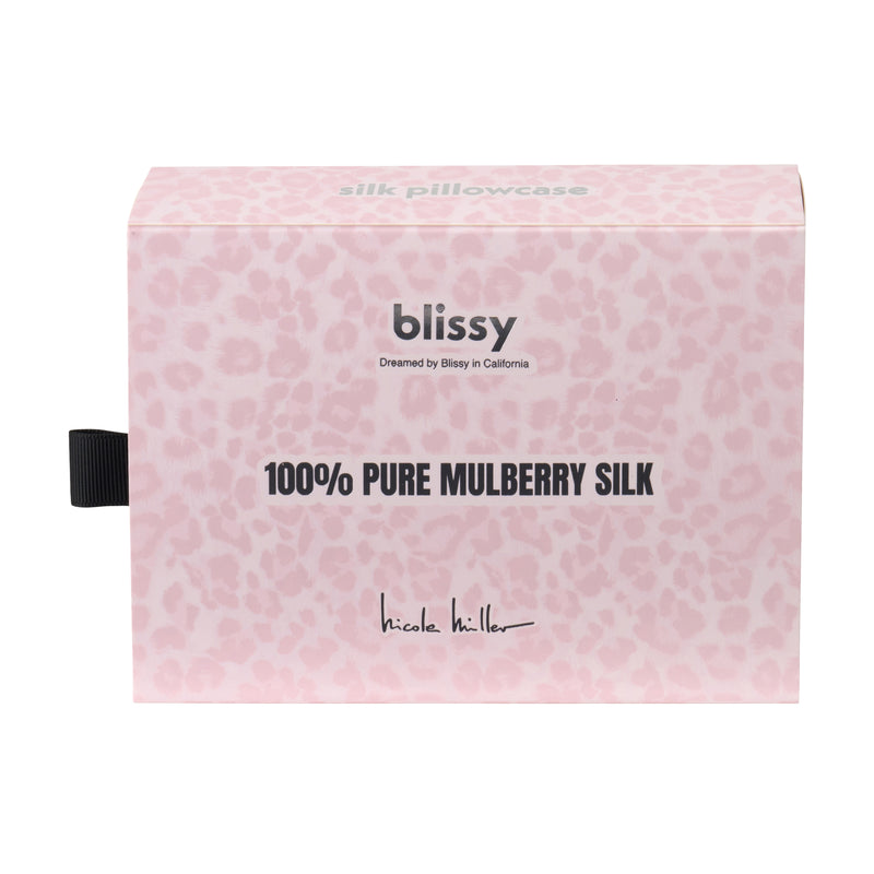 Pillowcase - Nicole Miller - Mauve Cheetah - King