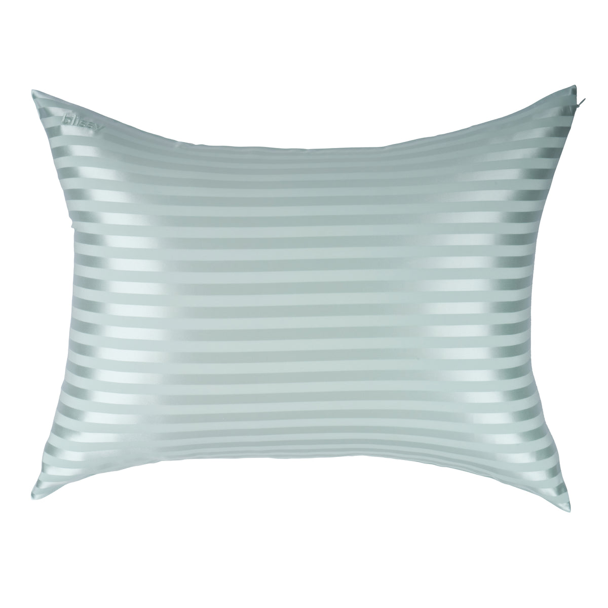 Mint Striped Mulberry Silk Pillowcase – Blissy King