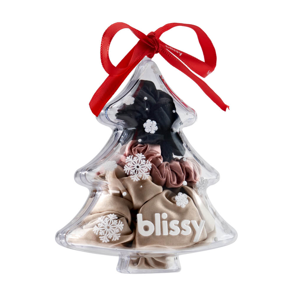 Blissy Holiday Scrunchie Ornament (3-Piece Set) – Blissy Premium Silk