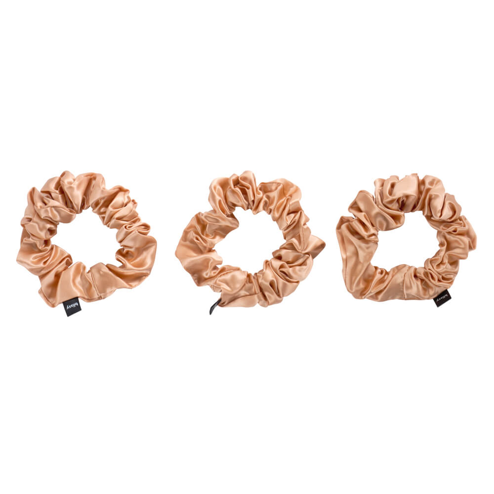 Peach Mulberry Silk Blissy Scrunchies – Blissy