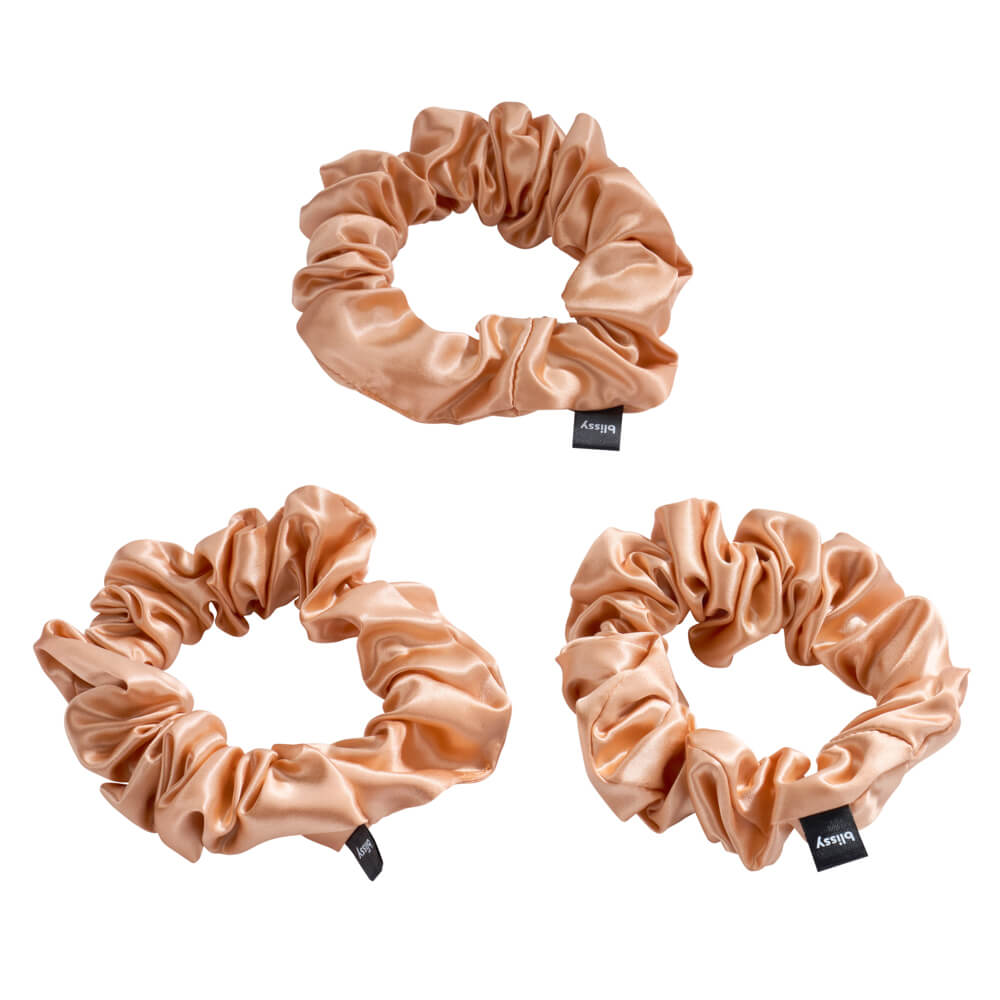 Blissy Mulberry Silk Blissy Scrunchies – Peach