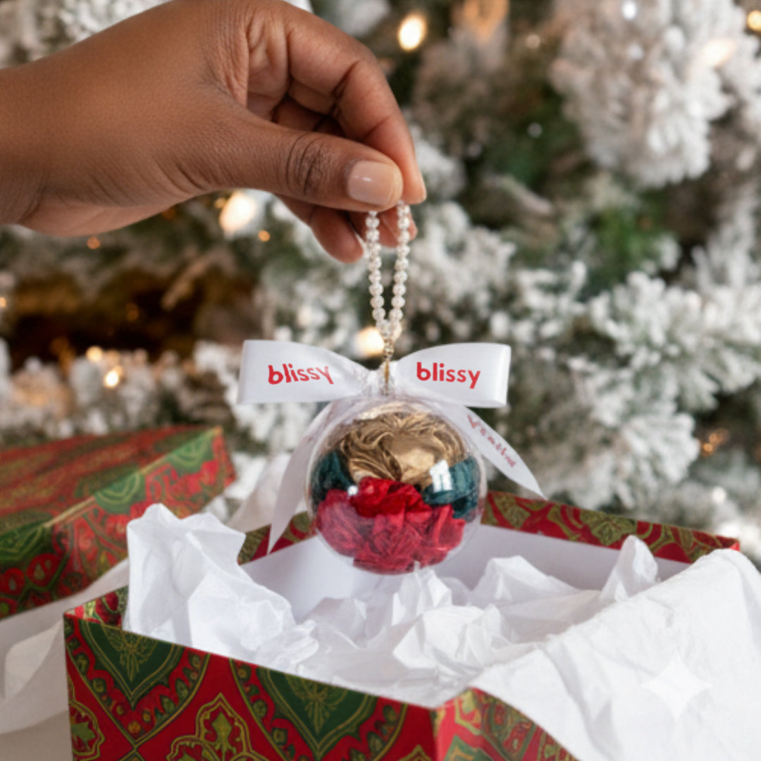Blissy Pearl Scrunchie Ornament (3-Piece Set) – Blissy Mulberry Silk