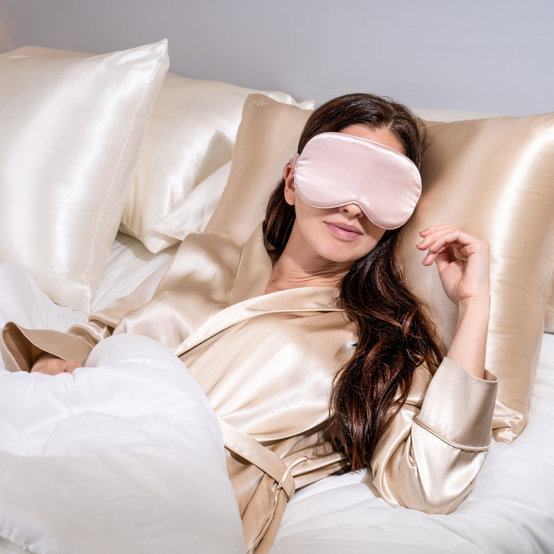 Sleep Mask - Pink - Profile