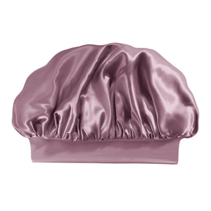 Blissy Plum Blissy Halo Bonnet Lifestyle – Mulberry Silk