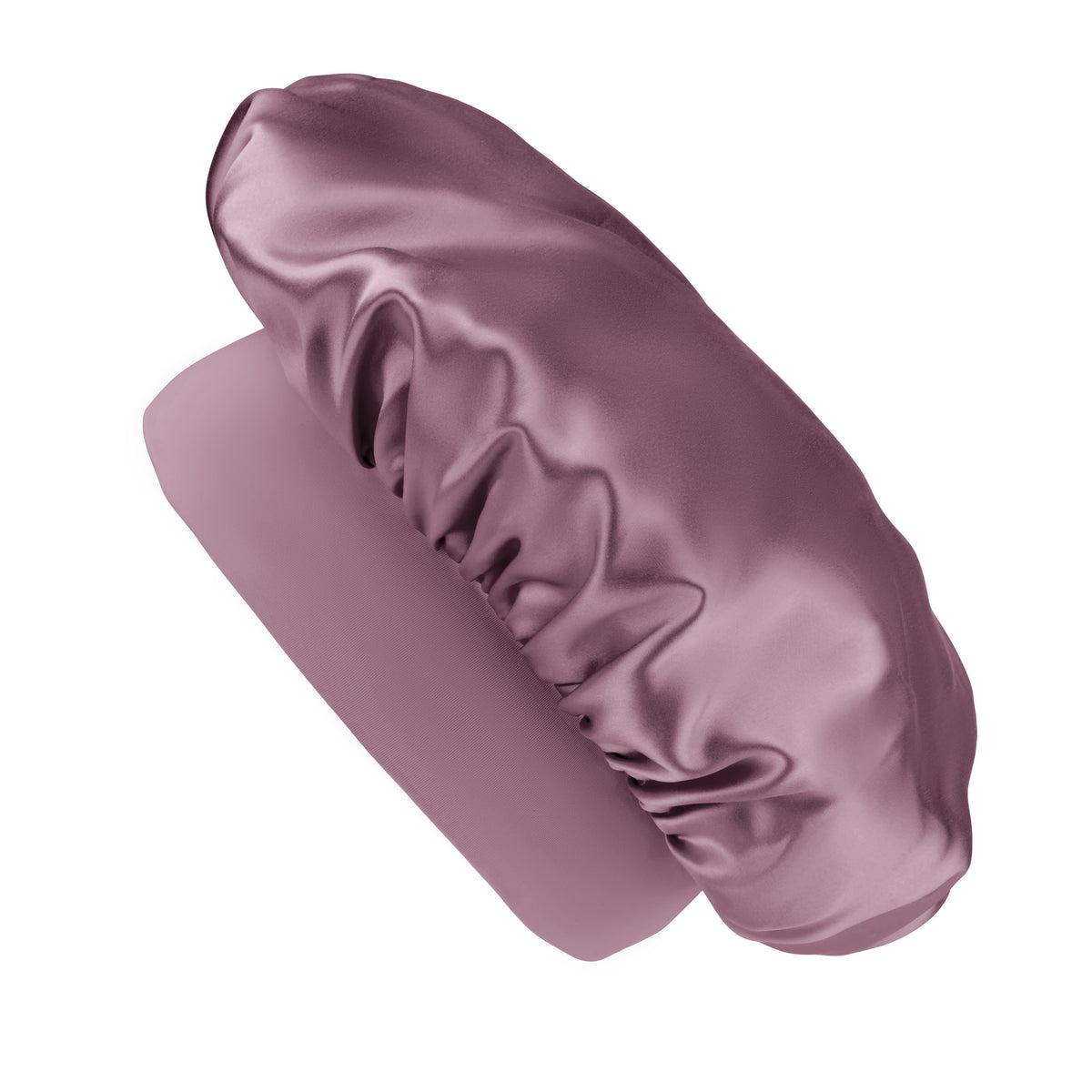 Blissy Plum Silk Blissy Halo Bonnet Detail –